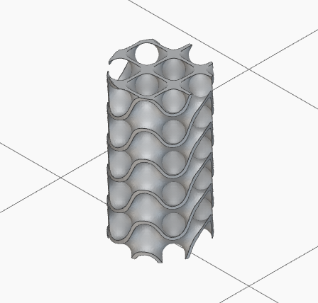 Figura 2. Modelos geométricos apresentados pela Alkimat. Diamond e Gyroid pertencem à família de superfícies mínimas