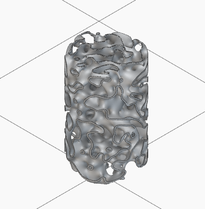 Figura 2. Modelos geométricos apresentados pela Alkimat. Diamond e Gyroid pertencem à família de superfícies mínimas
