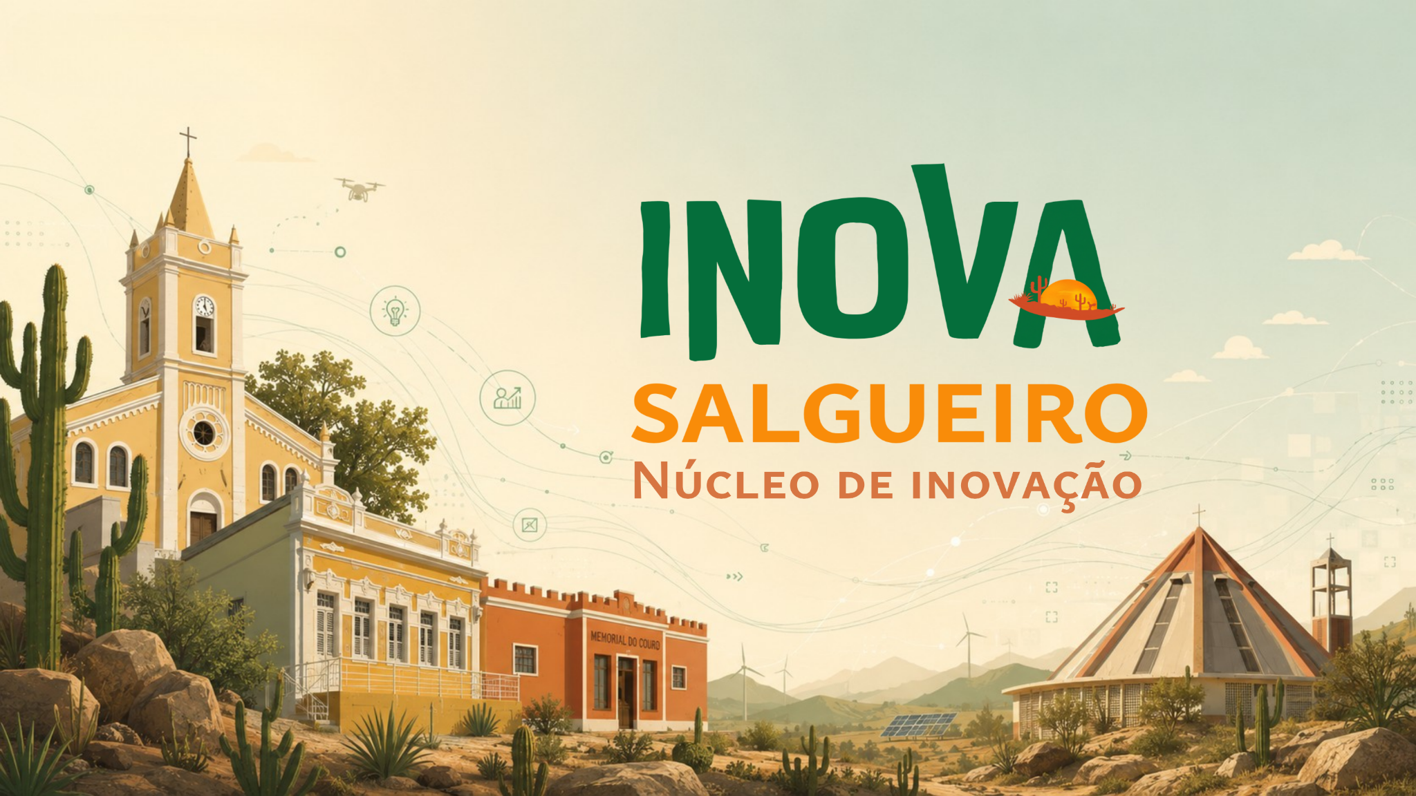 Figura 11 - Identidade visual do Inova Salgueiro, movimento de articulação do ecossistema local de inovação.