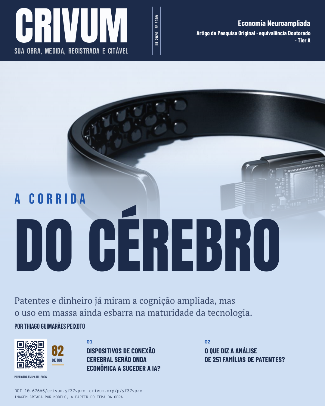 Capa de revista da obra Economia Neuroampliada